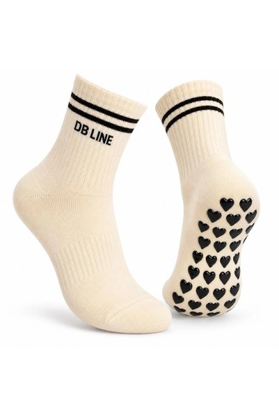 Generic Brand Non-Slip Yoga Pilates Socks |   Cotton Silicone Sole, Barre Stu...