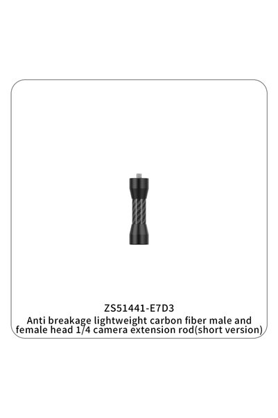 Choice BGNing Logo bag 1 4 Screw 76mm Dia 15mm Carbon Fiber Extension Pole Se...