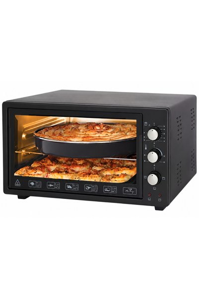 Luxis Ηλεκτρικός Φούρνος 45 L, 1500 W, Θερμοστάτης και Χρονοδιακόπτης 90 Λεπτών