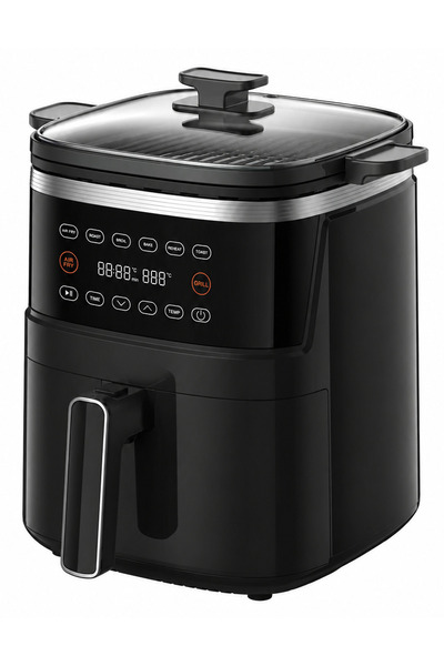 Luxis Friteuză cu Aer Cald și Grill, 2600 W, 5 L și 6 Programe