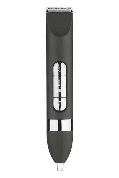 Luxis 4 in 1 Rechargeable Grooming Trimmer with LED Display, Black