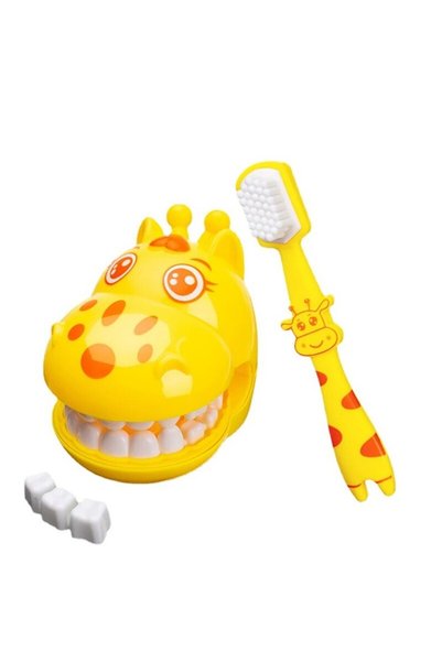 Choice GIRAFFE Teeth Brushing AIDS For Children Oral Brushing Early Education...