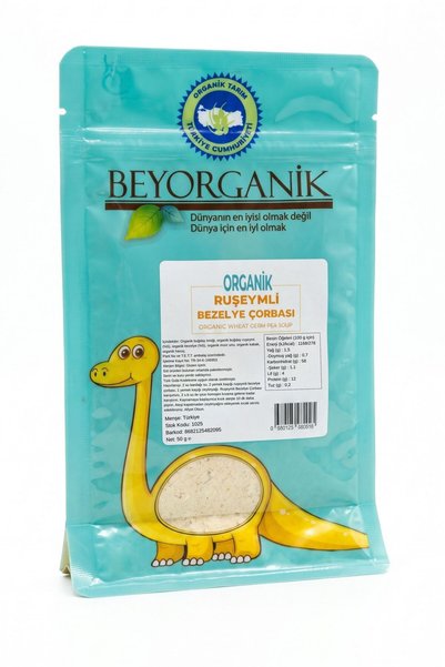 BEYORGANİK Organik Ruşeymli Bezelye Çorbası 50gr (PESTİSİT VE AFLATOKSİN ANAL...