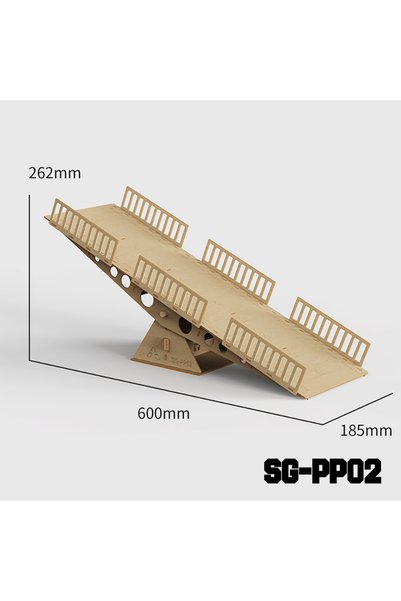 Choice SG-PP02 AMORACING Parts Wooden Simulation Off-road Obstacles for 1/18 ...