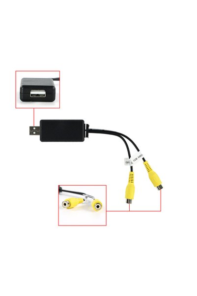 Choice RCA-Port USB To CVBS RCA Video Output Adapter Box HDMI Interface Conne...