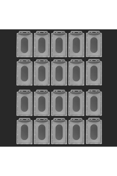 Choice7 20PCS-B 20/5/1PCS Waterproof Clear Plastic PVC ID Card Name Badge Hol...
