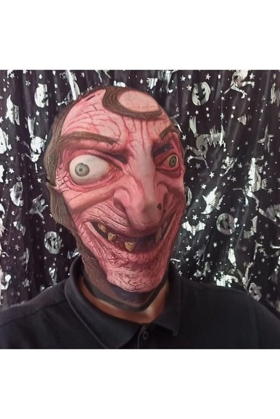 partidolu Halloween Cadılar Bayramı 3D Boyutlu Transparan Kumaş Baskı Cadı Ko...