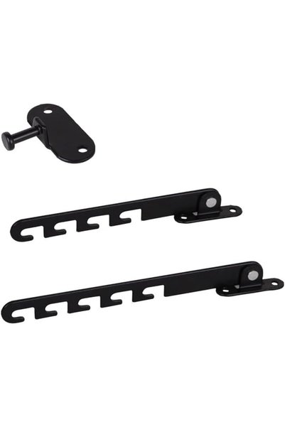 Choice 10.5cm black Window Locks Child Safety Window Support Hook Latches Adj...