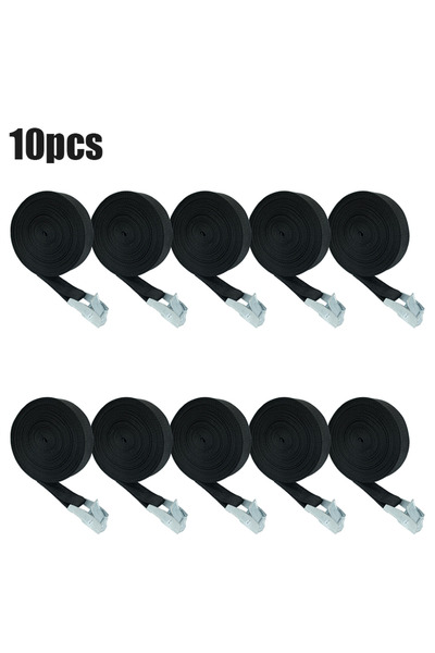 Choice 10pcs 26MMx3M 10PCS 3M Adjustable Reusable Lashing Straps with Antirus...