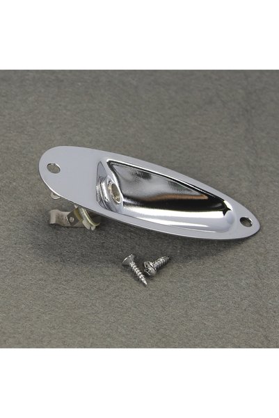 Choice Chrome FLEOR 1pcs Boat Style Jack Guitar Output Jack Socket 1/4" 6.35m...