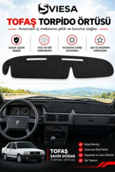 Sviesa Tofaş Şahin Doğan Low-Profile Glove Compartment Cover—Thin and Lightwe...