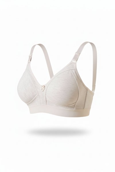 Ebru Sutien din bumbac pieptănat cu elastic lat, fără sârmă