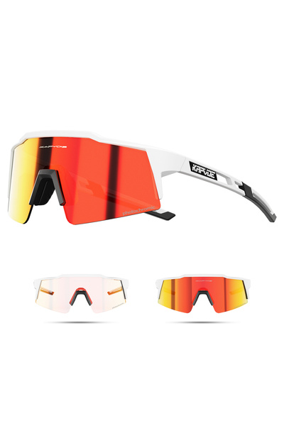 KAPVOE Photochromic 1LENS BL-1L-04 Photochromic Cycling Sunglasses for Men Gl...