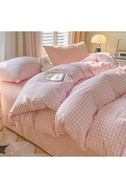 mixinni Quilt King Size Reversible Soft Cotton 3-Piece Beige Embroidery Patte...