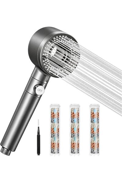 GENERAL Blendura Shower Head with 3 Filter, High Pressure Shower Heads with 5...