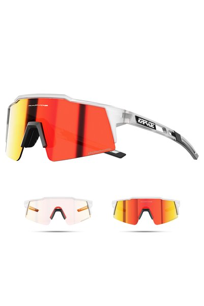 KAPVOE Photochromic 1LENS BL-1L-12 Photochromic Cycling Sunglasses for Men Gl...