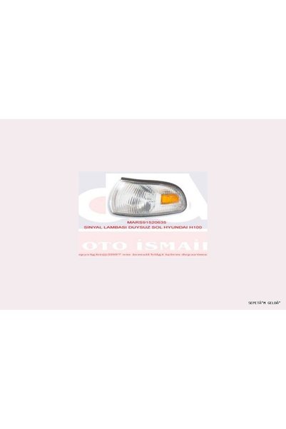 Mars SPT-GLD SİNYAL LAMBASI SOL DUYSUZ [ HYUNDAI (225228) H-100 ]