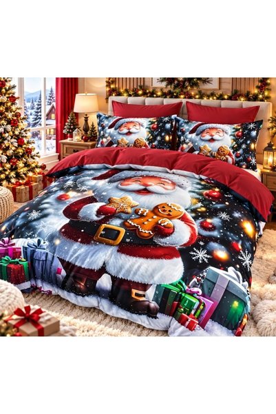 JOJO HOME Спално бельо за двойно легло, долен чаршаф с ластик, Jojo Home, Fin...