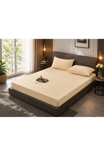 OEM Cuvertură de pat și 2 fețe de pernă, catifea, uni vibrant, 2 persoane, 3 ...