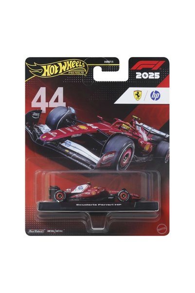 HOT WHEELS Premium Real Riders Formula 1 2024 Masinuta Metalica Scuderia Ferr...
