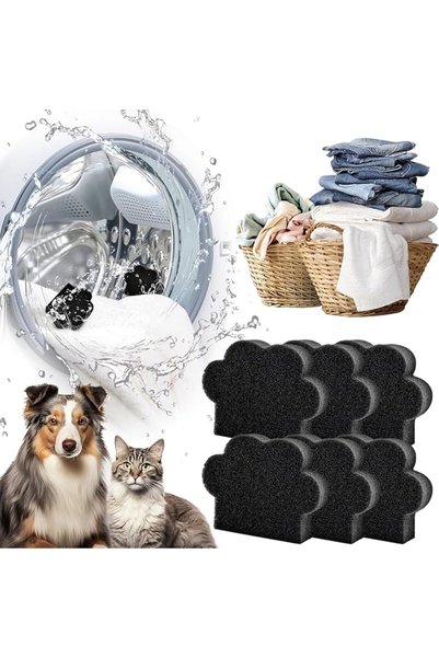EXCEFORE Pet Hair Remover for Laundry, 6 Count - Reusable Dog & Cat Hair Remo...