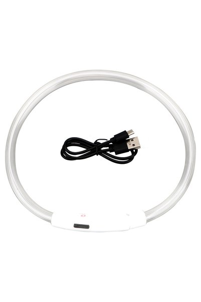 Choice طوق مضيء ملون للكلاب يعمل بالشحن عبر USB، طوق للقطط والكلاب بثلاثة أوض...