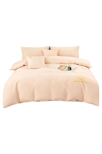 OEM Double Bed Linen, Luxury Finet Cotton, Embroidered Model, 6 Pieces, 2 Per...