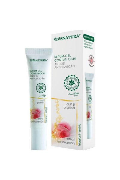 Vivanatura Anti-Wrinkle Eye Contour Serum - Gel, 15 ml