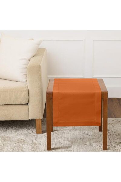 Solino Home Hemstitch Cotton Linen Placemats - 14 x 19 Inch, Set of 4 - Natur...