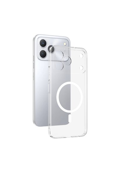 Techaks Tecno Spark 50 4G Case—Yellowing-Resistant, Ultra-Thin, Hard Mica, Ma...
