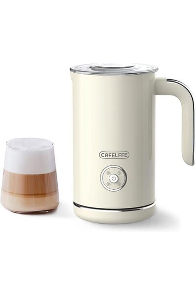 Cafelffe جهاز MK-202 الكهربائي لصنع رغوة الحليب للقهوة - جهاز متعدد الاستخدام...