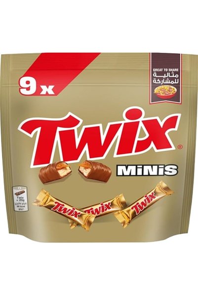 Twix ميني 180 جرام (9 قطع)