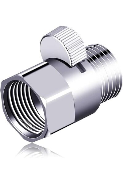 JOYZZZ Shower Flow Control Valve, Brass Water Flow Control with G1/2 Universa...