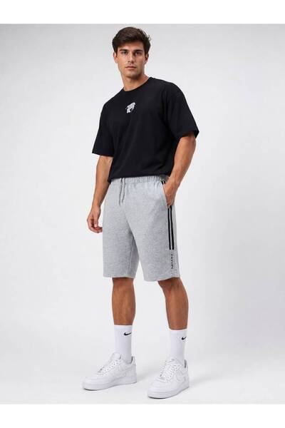 TRYON Board Cotton Men's Gray Athletic Shorts