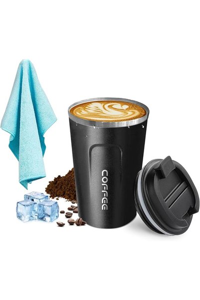 Generic Coffee Travel Mugs Spill Leak Proof Vacuum Insulated Cup Stainless St...