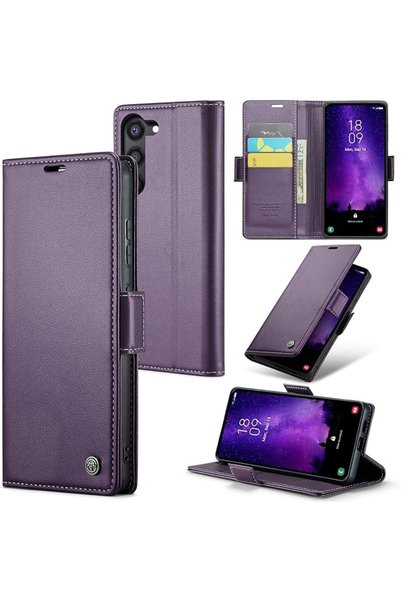 GENERAL ELEPIK for Galaxy S23 Case with Card Holder, Kickstand [3 Card Holder...