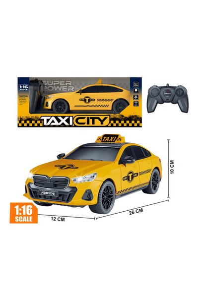naniland.ro Masinuta cu telecomanda Taxi City scara 1:16, cu functii complete...