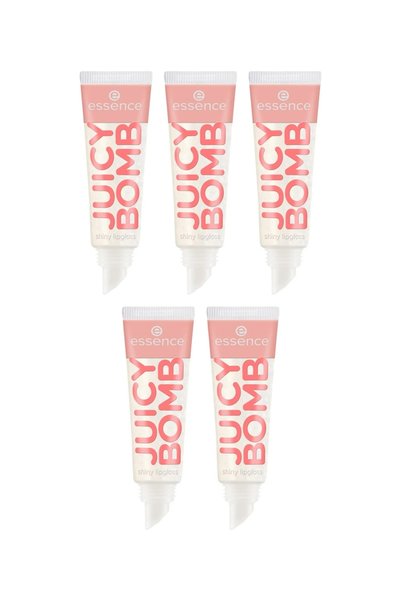Essence 5x PACHET Luciu de buze Juicy Bomb Nº 101, Lovely Itchi, 10 ml