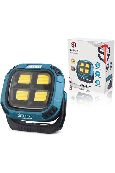 Toby's Pods 4in1 كشاف LED من طراز CPL-T27 من توبي - 5 ألوان إضاءة مع 18 وضعًا...