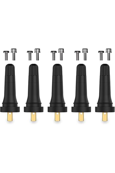 TERRIFI أعمدة صمامات نظام مراقبة ضغط الإطارات (TPMS)، 5 مجموعات، 11.5 مم، أعم...