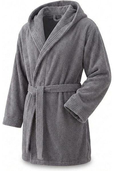 Top Towel - Unisex Bathrobe - Shower Robe for Men or Women - 100% Cotton - 50...