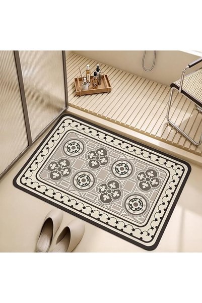 SmartMaster Absorbent Bath Mat Non Slip Anti Mould 40 * 60cm, Diatom Mud Bath...