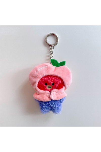 Choice 10 سم 4 BT21 دمية فواكه صغيرة من القطيفة يمكن تعليقها على الحقائب كميد...