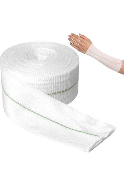 TERRIFI Tubular Elastic Sport Bandage 5.5cm x 10m, Pure Cotton Breathable Com...