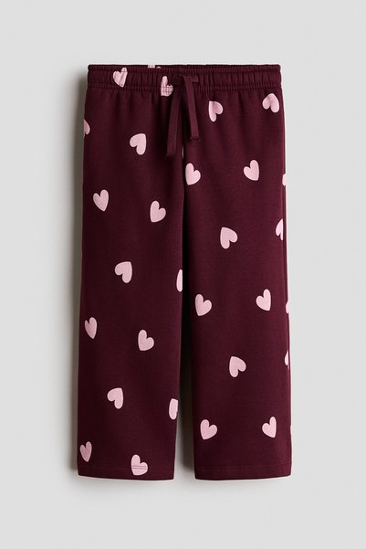 H&M İçi Tüylü ve Geniş Paçalı Jogger Pantolon