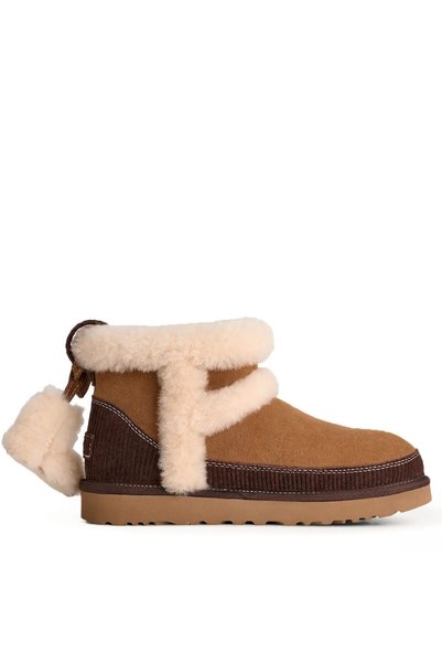 UGG Γυναικεία Classic Mini Heritage Μποτάκια Ταμπά 1180434-CHE