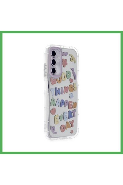 Nur store Çanta Samsung Galaxy A15 4G Compatible Case with Reflexion Pattern ...