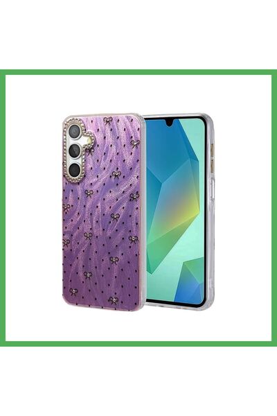 Nur store Çanta Samsung Galaxy S25 Compatible Case: Blade Mirrored Pattern Co...
