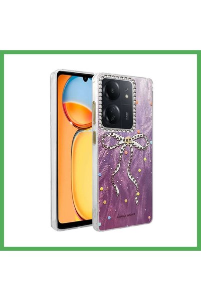 Nur store Çanta Redmi 13C Compatible Case: Blade Mirrored Pattern Cover - Pat...