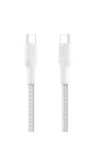 Belkin Limited Belkin Eco Braided USB-C to USB-C Cable (1M 240W) - Soft and F...